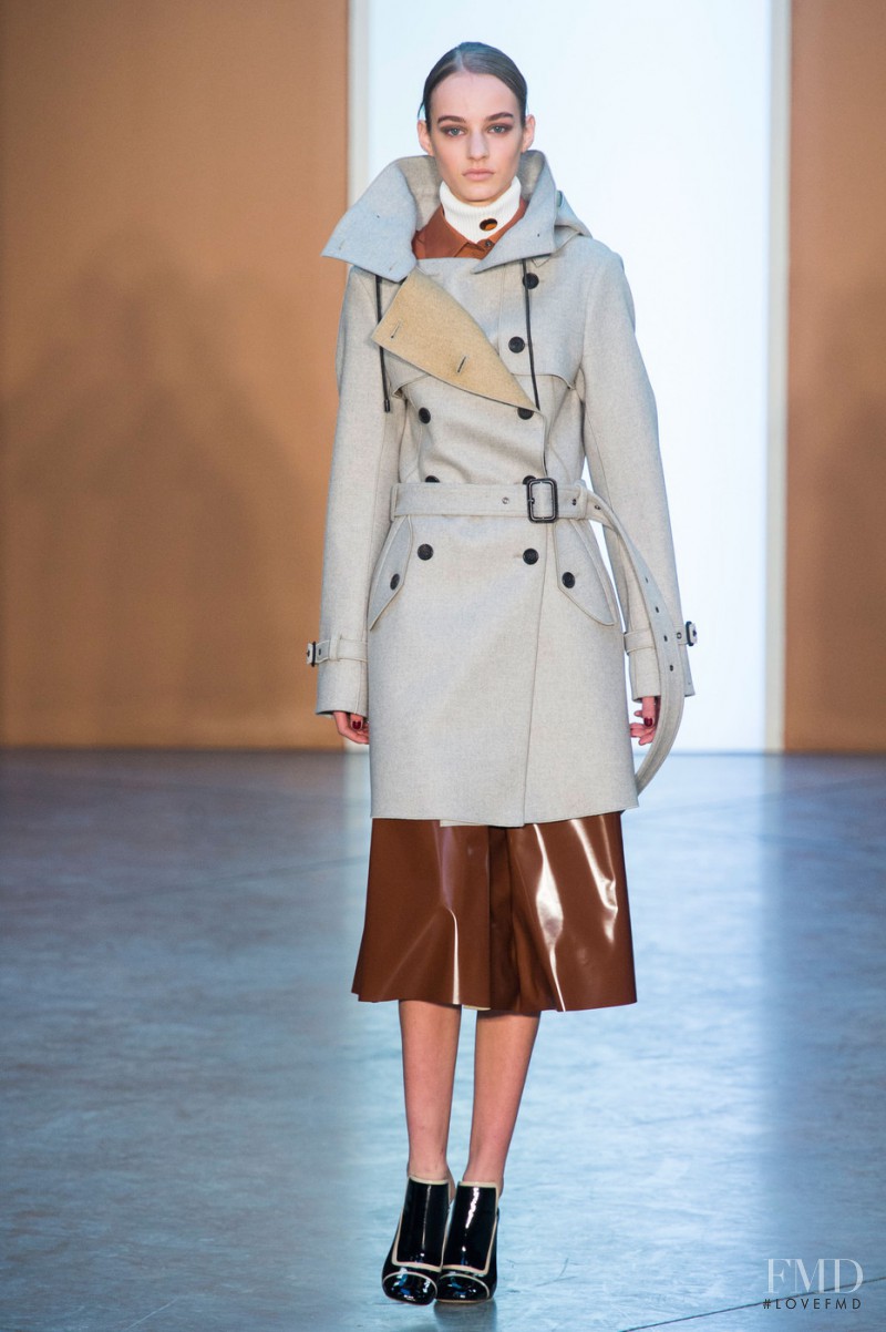 Maartje Verhoef featured in  the Derek Lam fashion show for Autumn/Winter 2015