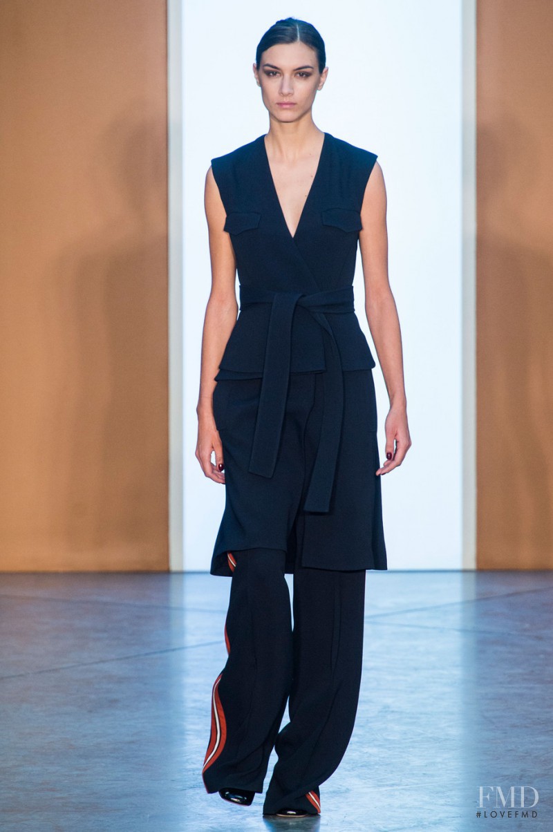 Ronja Furrer featured in  the Derek Lam fashion show for Autumn/Winter 2015