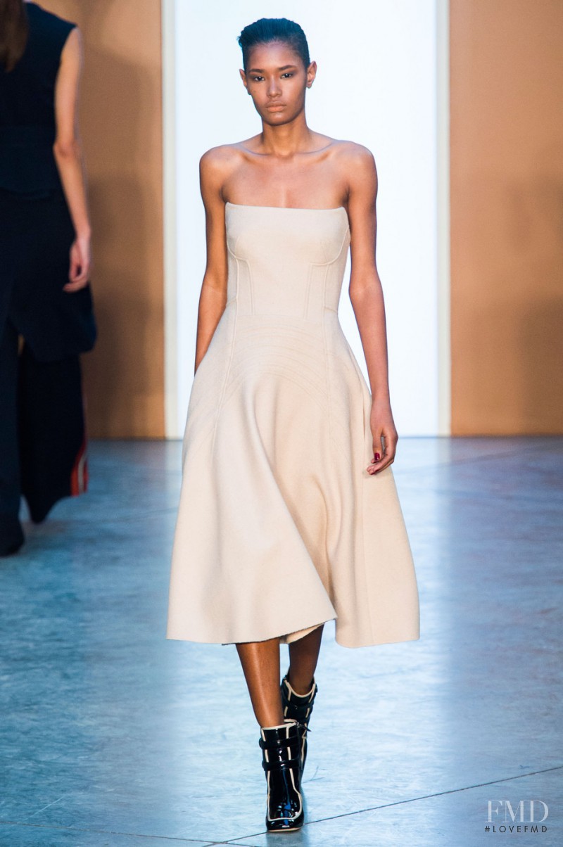 Ysaunny Brito featured in  the Derek Lam fashion show for Autumn/Winter 2015