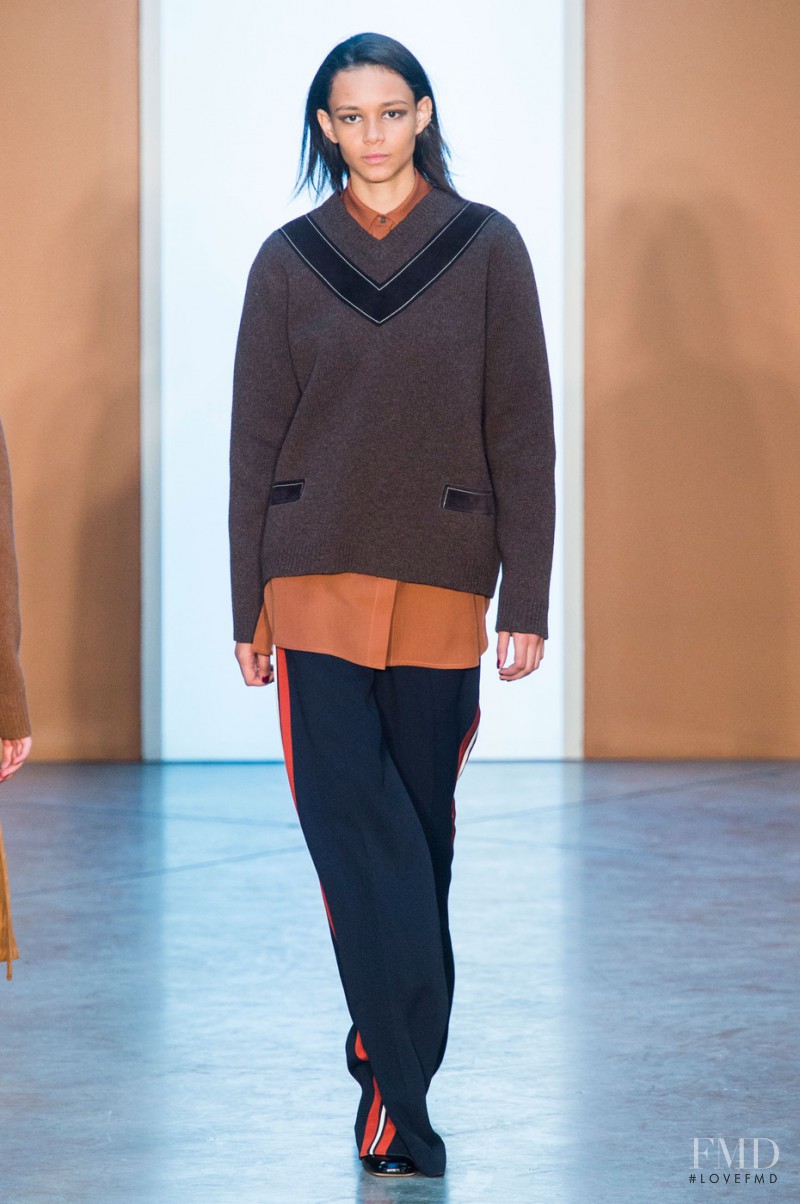 Binx Walton featured in  the Derek Lam fashion show for Autumn/Winter 2015
