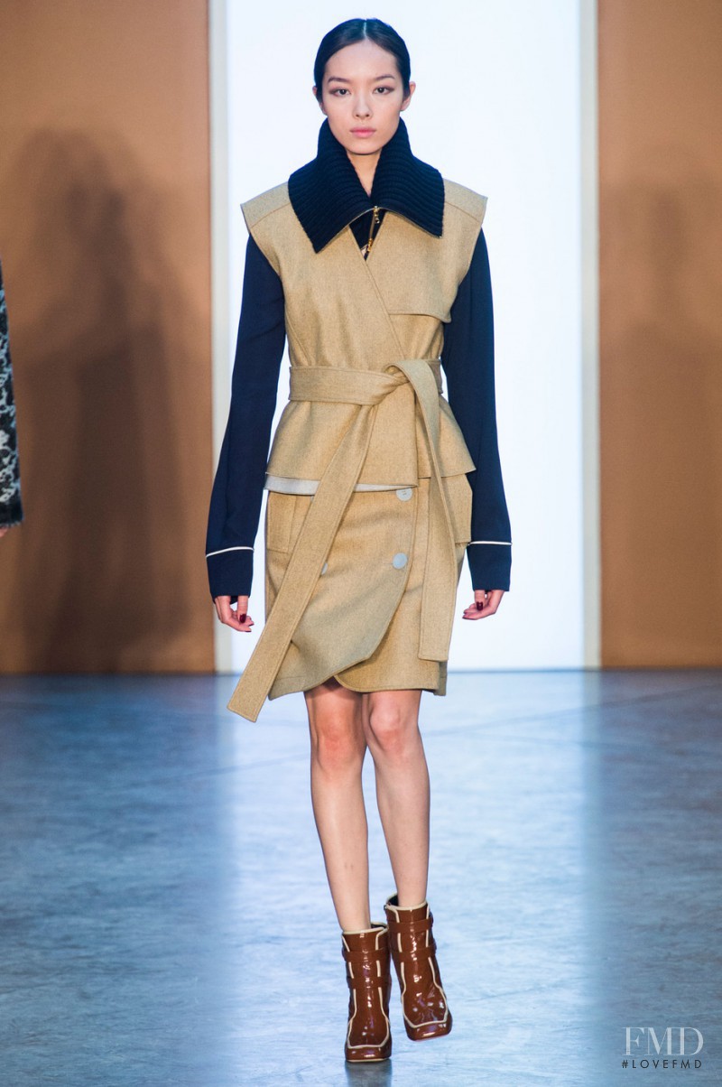 Fei Fei Sun featured in  the Derek Lam fashion show for Autumn/Winter 2015