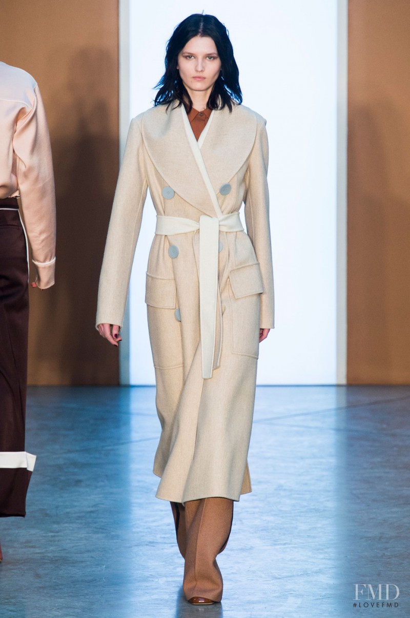 Katlin Aas featured in  the Derek Lam fashion show for Autumn/Winter 2015