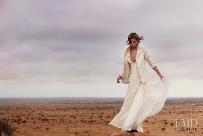 Daria Werbowy featured in  the Maiyet advertisement for Fall 2012