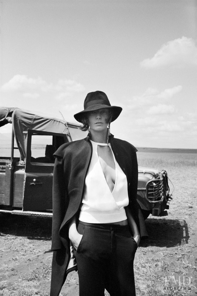 Daria Werbowy featured in  the Maiyet advertisement for Fall 2012