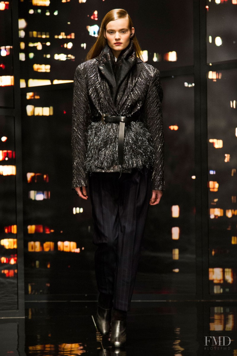 Kate Grigorieva featured in  the Donna Karan New York fashion show for Autumn/Winter 2015