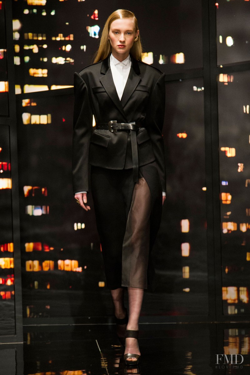 Nastya Sten featured in  the Donna Karan New York fashion show for Autumn/Winter 2015