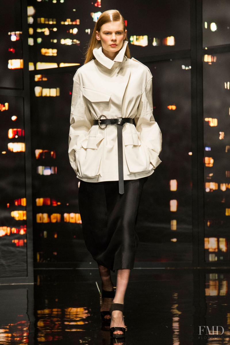 Alexandra Elizabeth Ljadov featured in  the Donna Karan New York fashion show for Autumn/Winter 2015