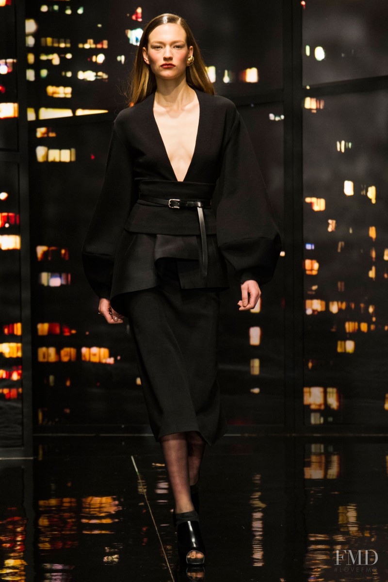 Sophia Ahrens featured in  the Donna Karan New York fashion show for Autumn/Winter 2015