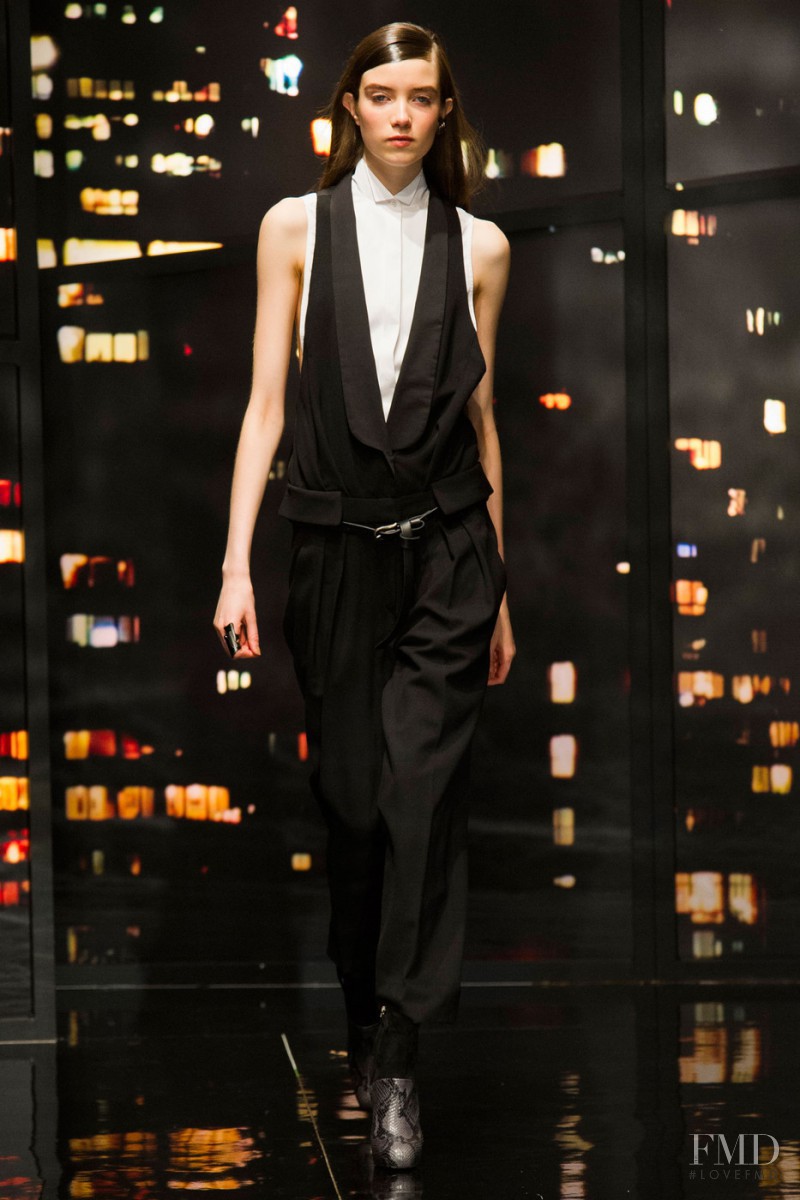 Grace Hartzel featured in  the Donna Karan New York fashion show for Autumn/Winter 2015