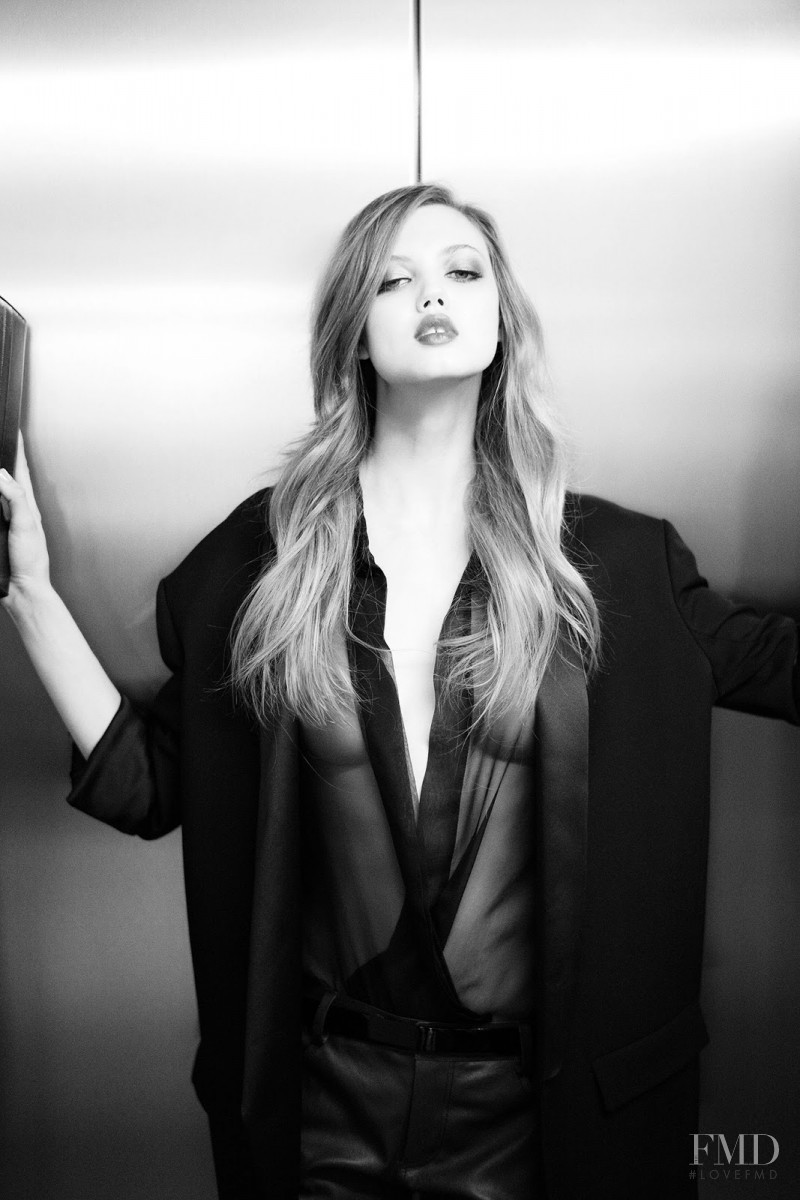 Lindsey Wixson featured in  the Alexandre Vauthier advertisement for Spring/Summer 2015