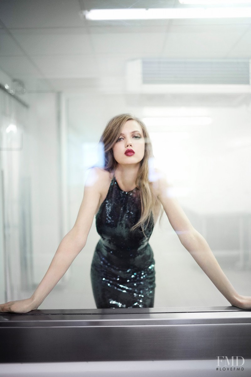 Lindsey Wixson featured in  the Alexandre Vauthier advertisement for Spring/Summer 2015