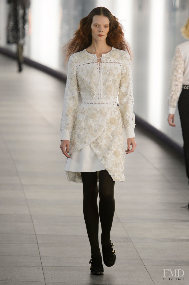 Irina Kravchenko featured in  the Preen by Thornton Bregazzi fashion show for Autumn/Winter 2015