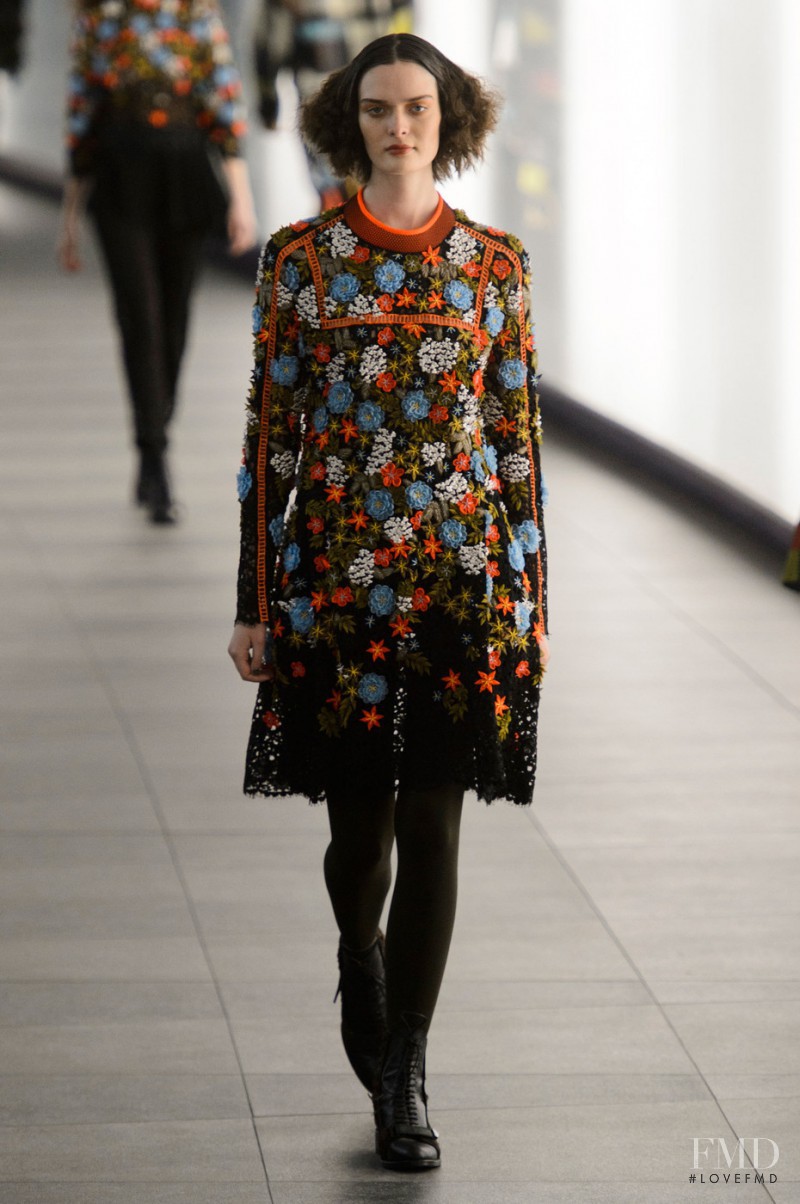 Sam Rollinson featured in  the Preen by Thornton Bregazzi fashion show for Autumn/Winter 2015