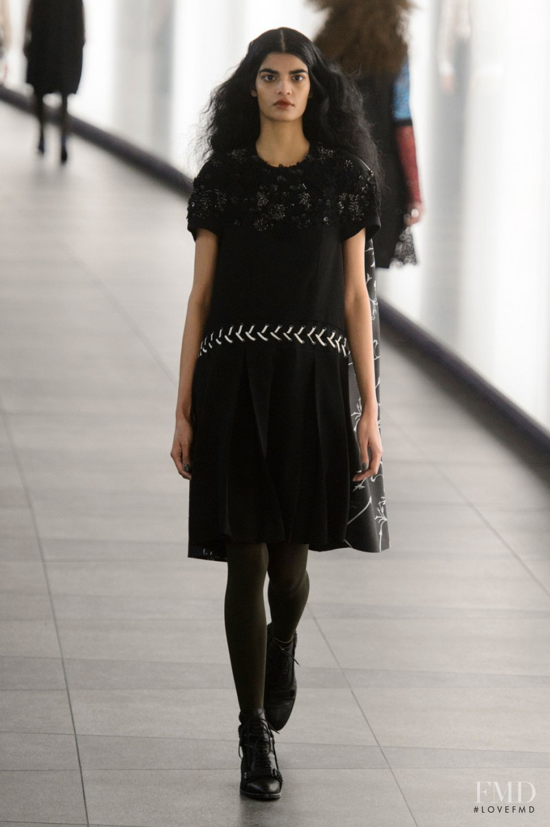 Bhumika Arora featured in  the Preen by Thornton Bregazzi fashion show for Autumn/Winter 2015