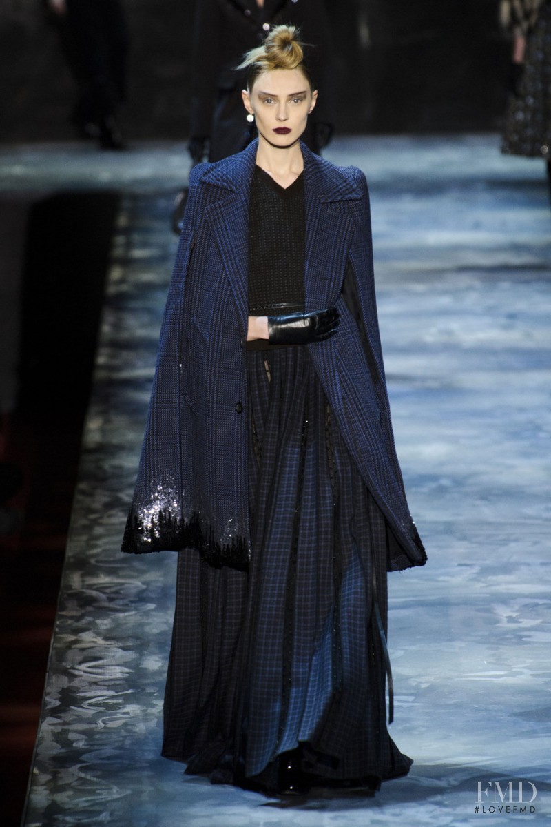 Olga Sherer featured in  the Marc Jacobs fashion show for Autumn/Winter 2015