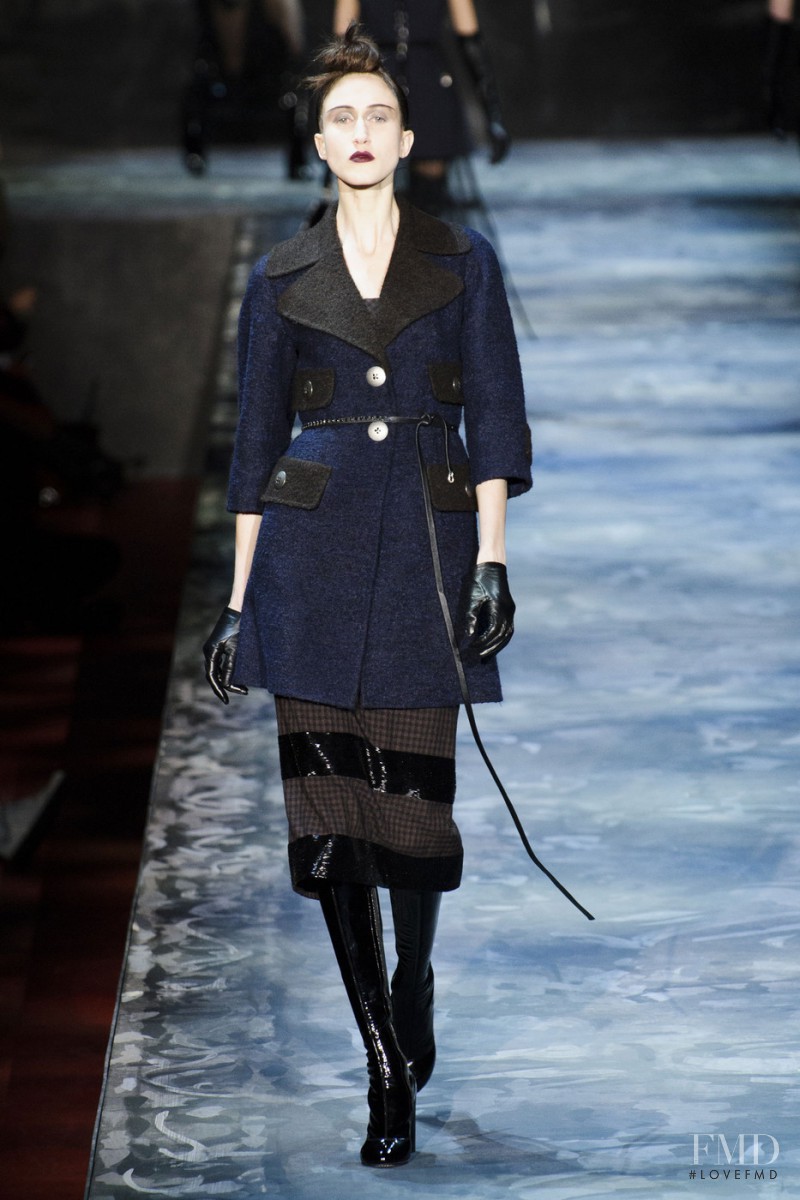Anna Cleveland featured in  the Marc Jacobs fashion show for Autumn/Winter 2015