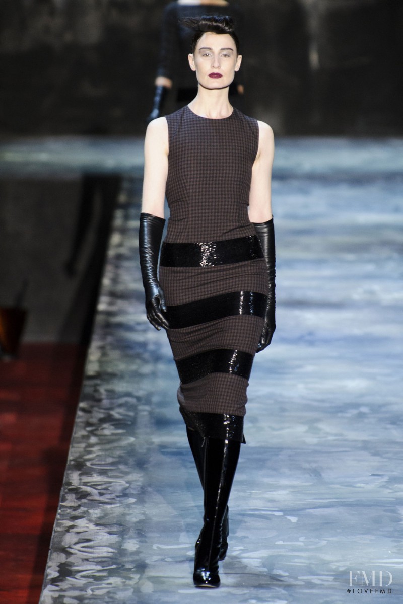 Erin O%Connor featured in  the Marc Jacobs fashion show for Autumn/Winter 2015