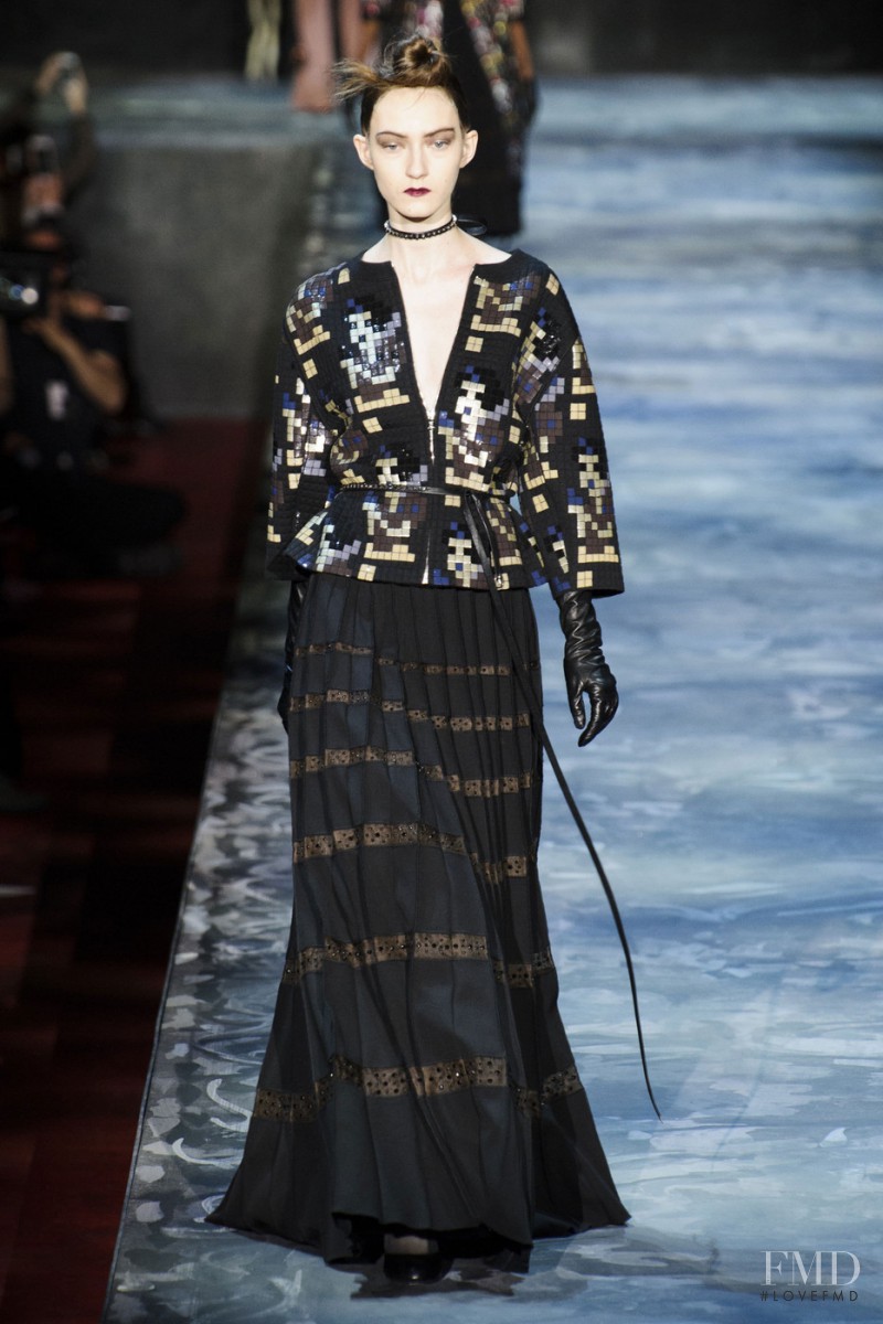Kasia Jujeczka featured in  the Marc Jacobs fashion show for Autumn/Winter 2015