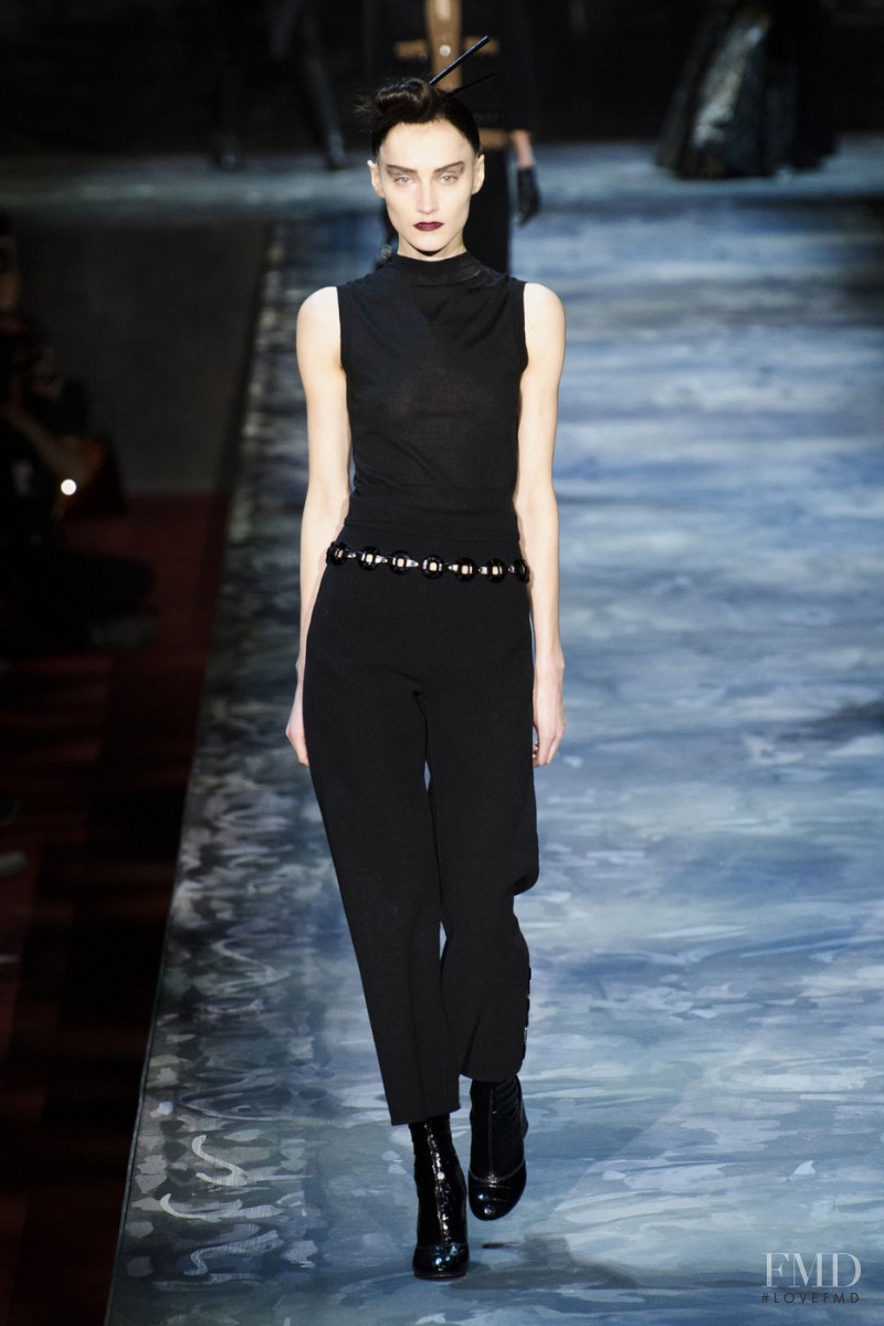 Roksana Chrzastowska featured in  the Marc Jacobs fashion show for Autumn/Winter 2015