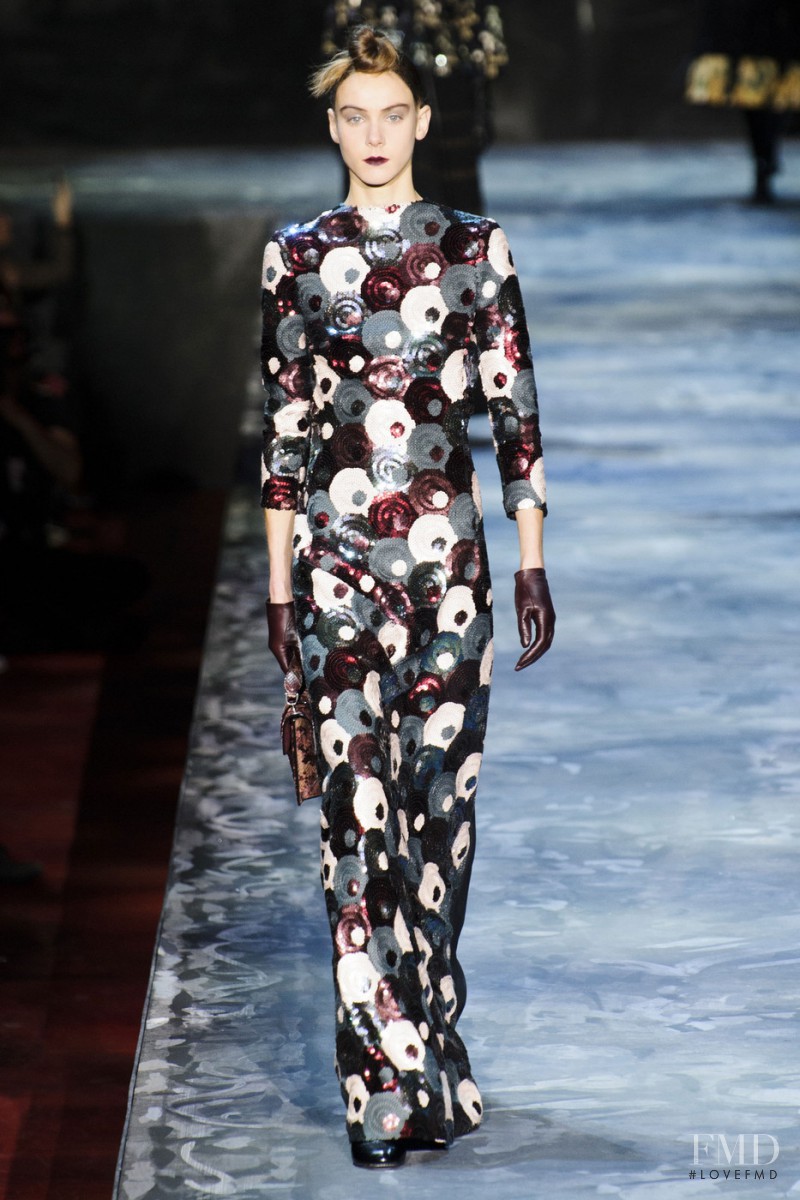 Phillipa Hemphrey featured in  the Marc Jacobs fashion show for Autumn/Winter 2015