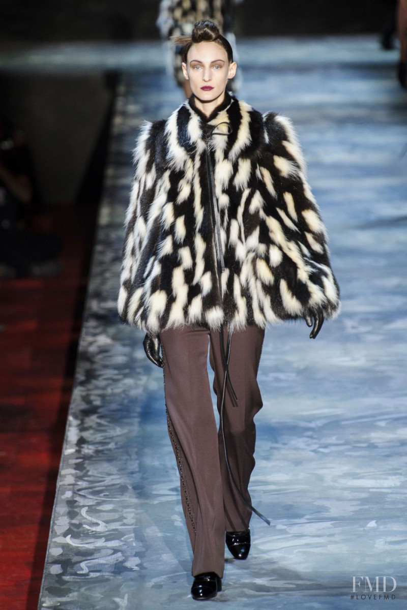 Franzi Mueller featured in  the Marc Jacobs fashion show for Autumn/Winter 2015