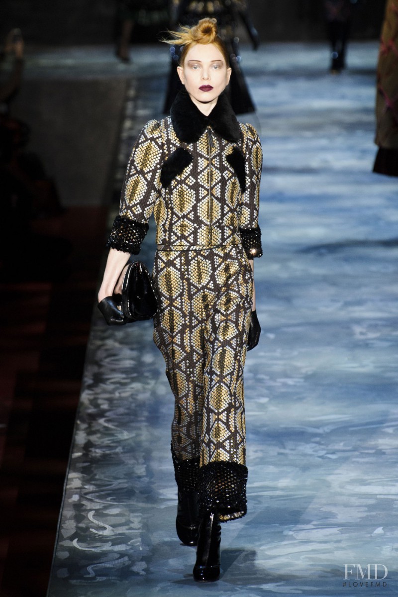 Varvara Shutova featured in  the Marc Jacobs fashion show for Autumn/Winter 2015