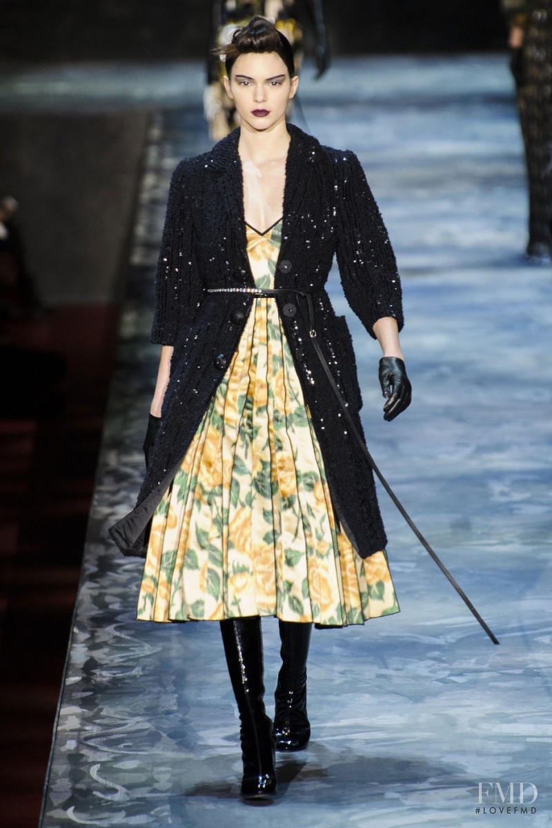 Kendall Jenner featured in  the Marc Jacobs fashion show for Autumn/Winter 2015