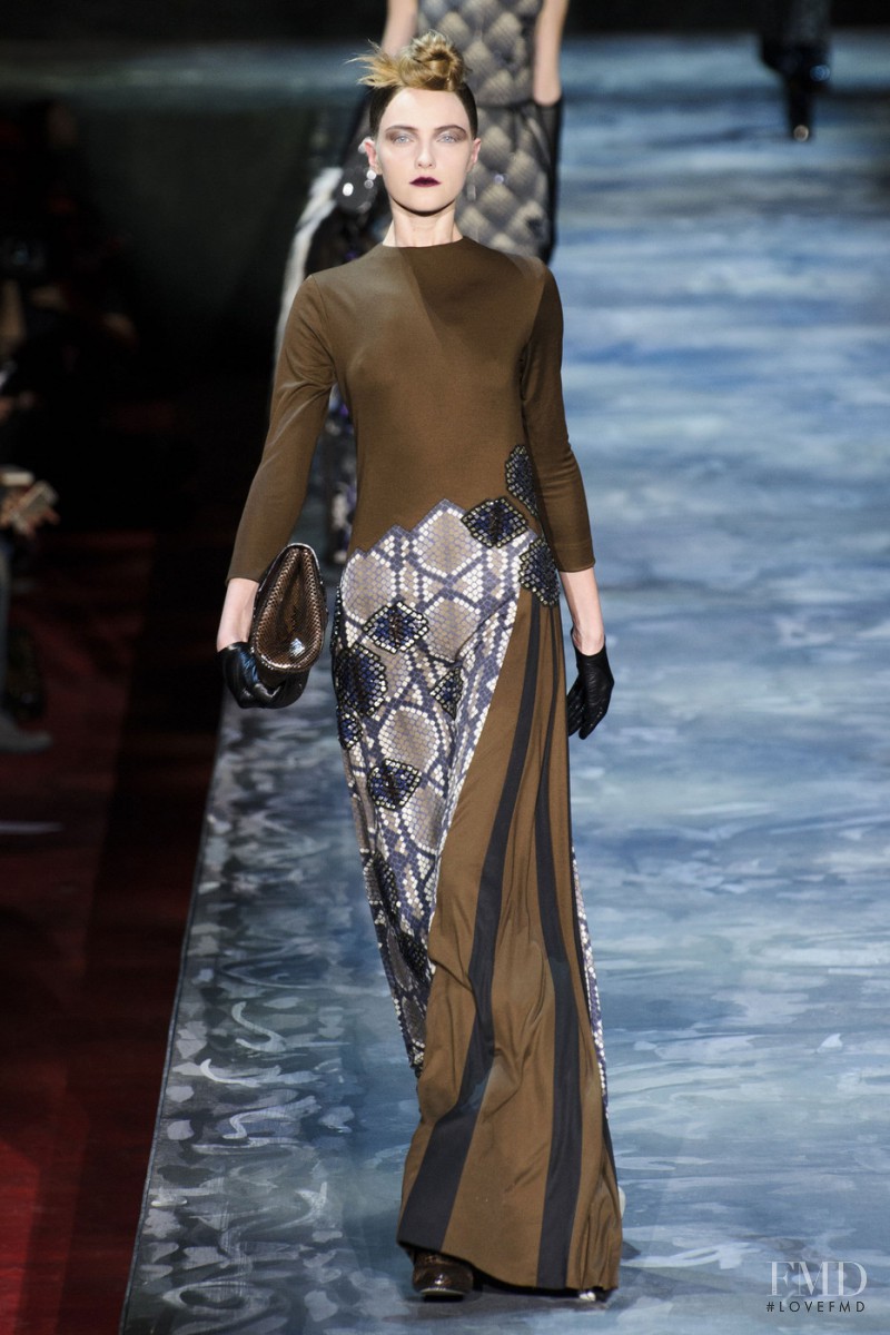 Vlada Roslyakova featured in  the Marc Jacobs fashion show for Autumn/Winter 2015