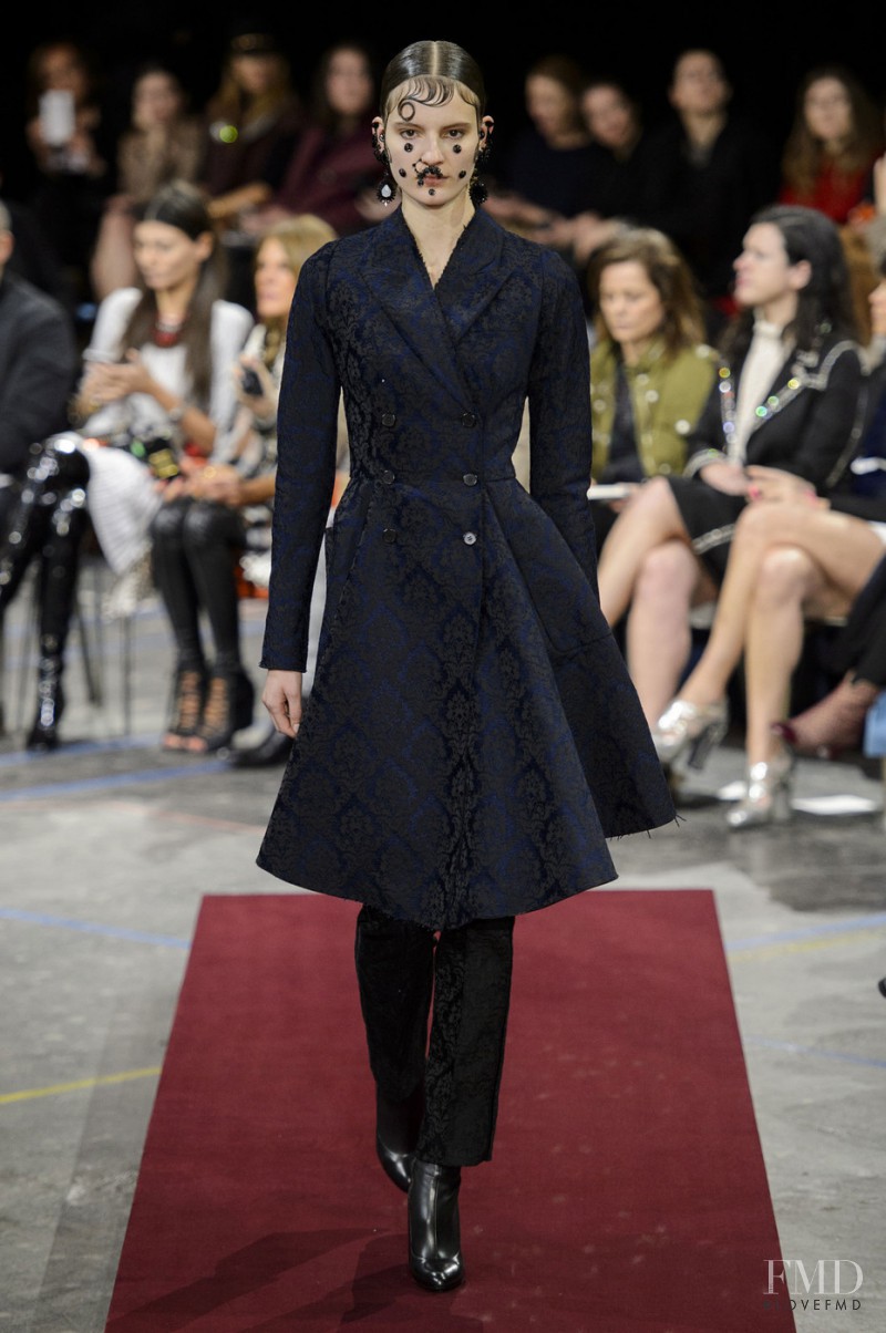 Tilda Lindstam featured in  the Givenchy fashion show for Autumn/Winter 2015