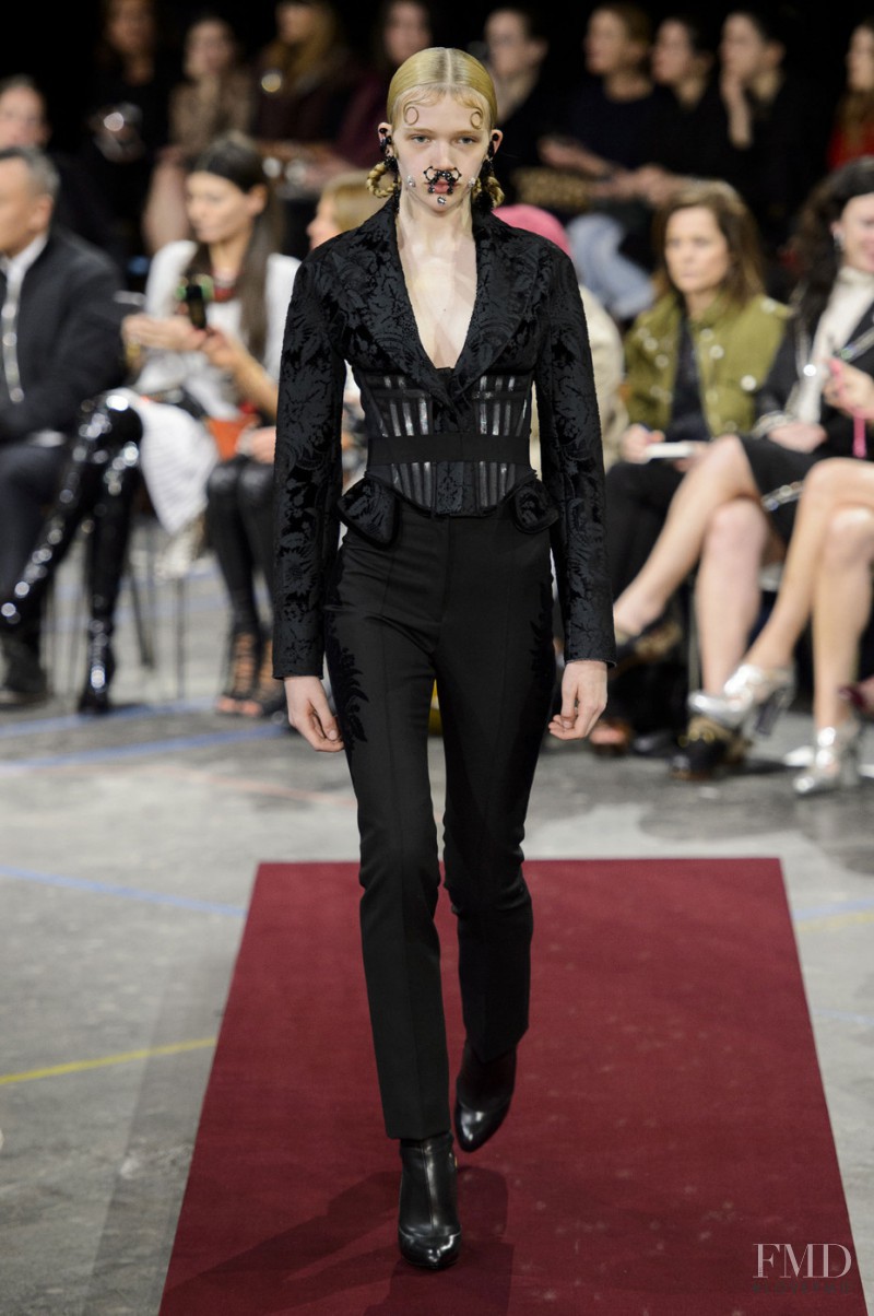 Stella Lucia featured in  the Givenchy fashion show for Autumn/Winter 2015