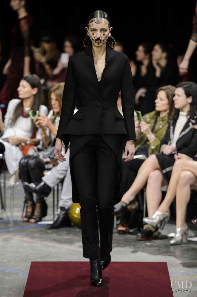 Sasha Antonowskaia featured in  the Givenchy fashion show for Autumn/Winter 2015