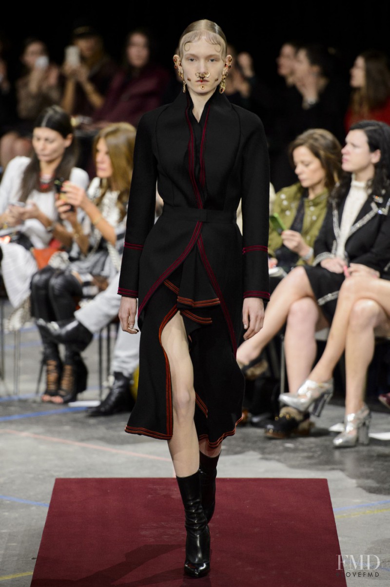 Maja Salamon featured in  the Givenchy fashion show for Autumn/Winter 2015