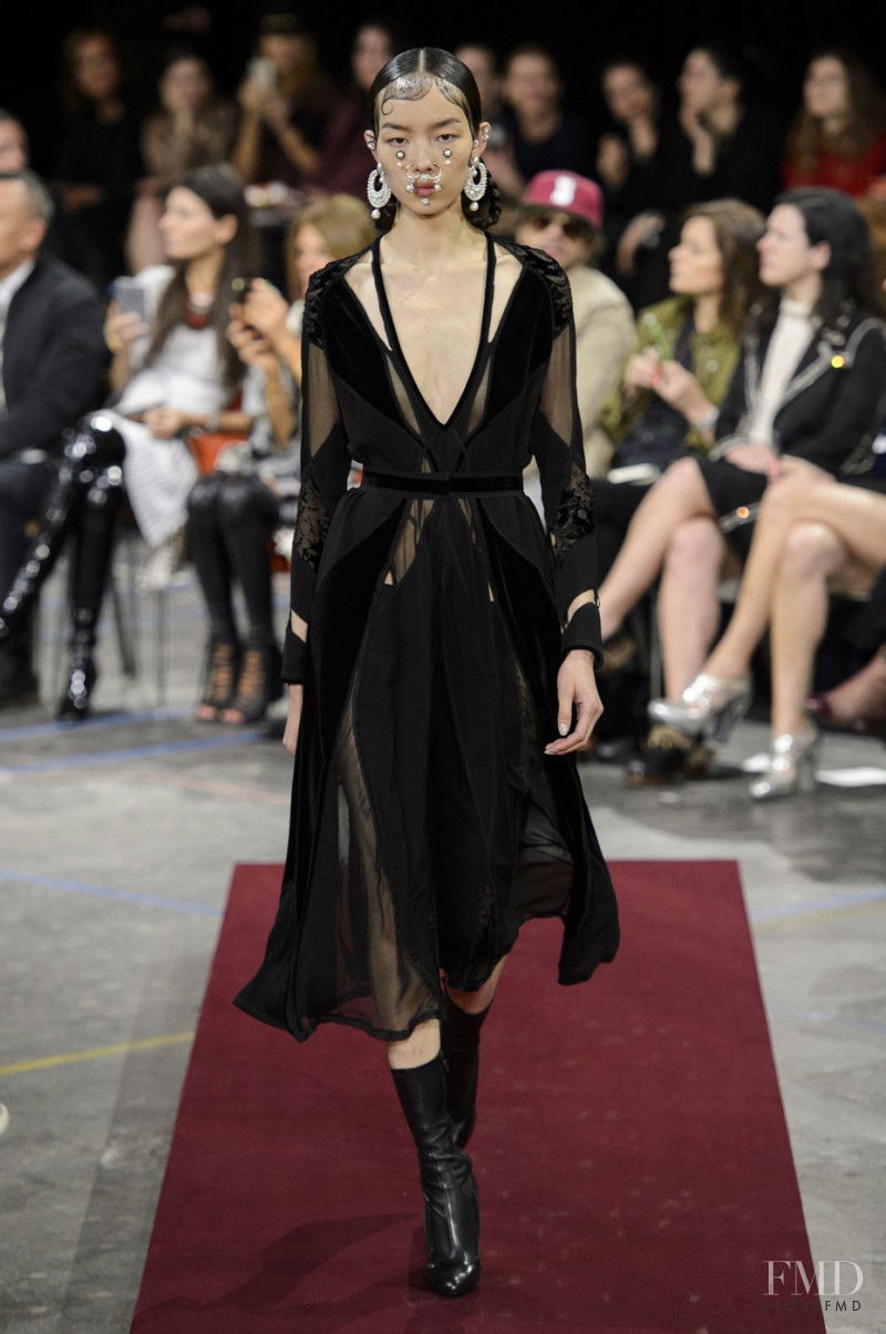 Fei Fei Sun featured in  the Givenchy fashion show for Autumn/Winter 2015