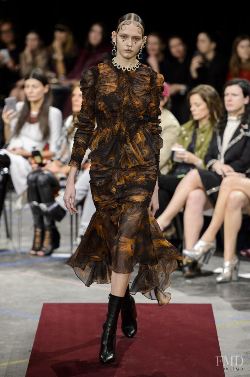 Arina Levchenko featured in  the Givenchy fashion show for Autumn/Winter 2015
