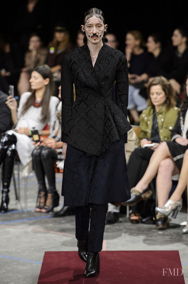 Helena Severin featured in  the Givenchy fashion show for Autumn/Winter 2015