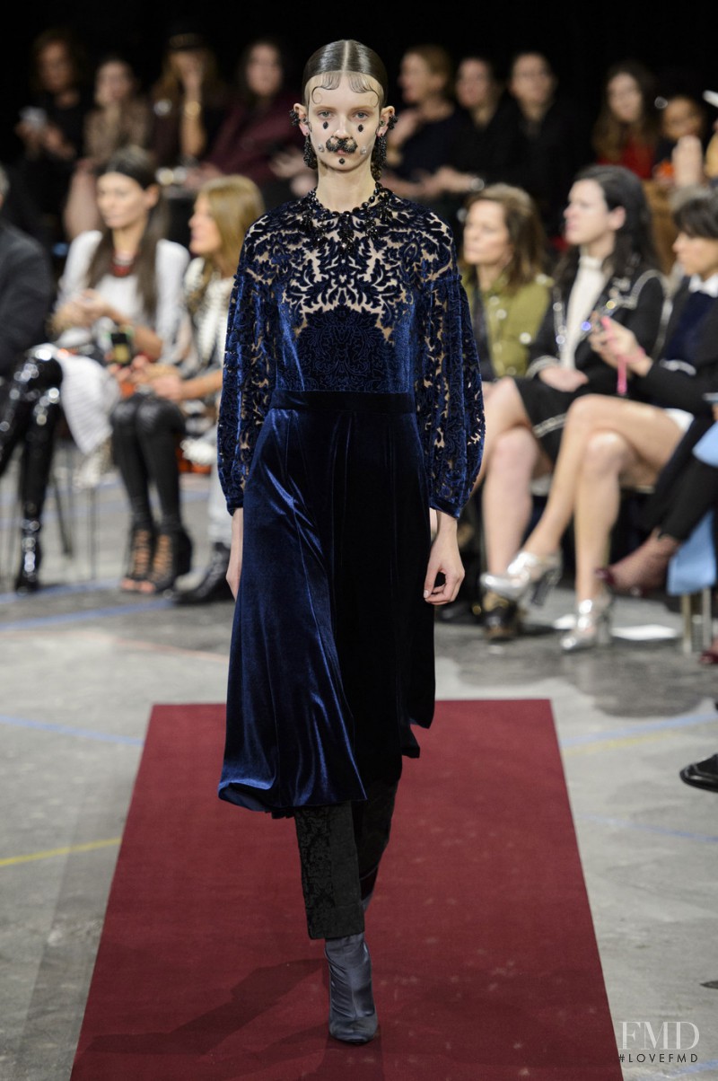 Anna Marija Grostina featured in  the Givenchy fashion show for Autumn/Winter 2015