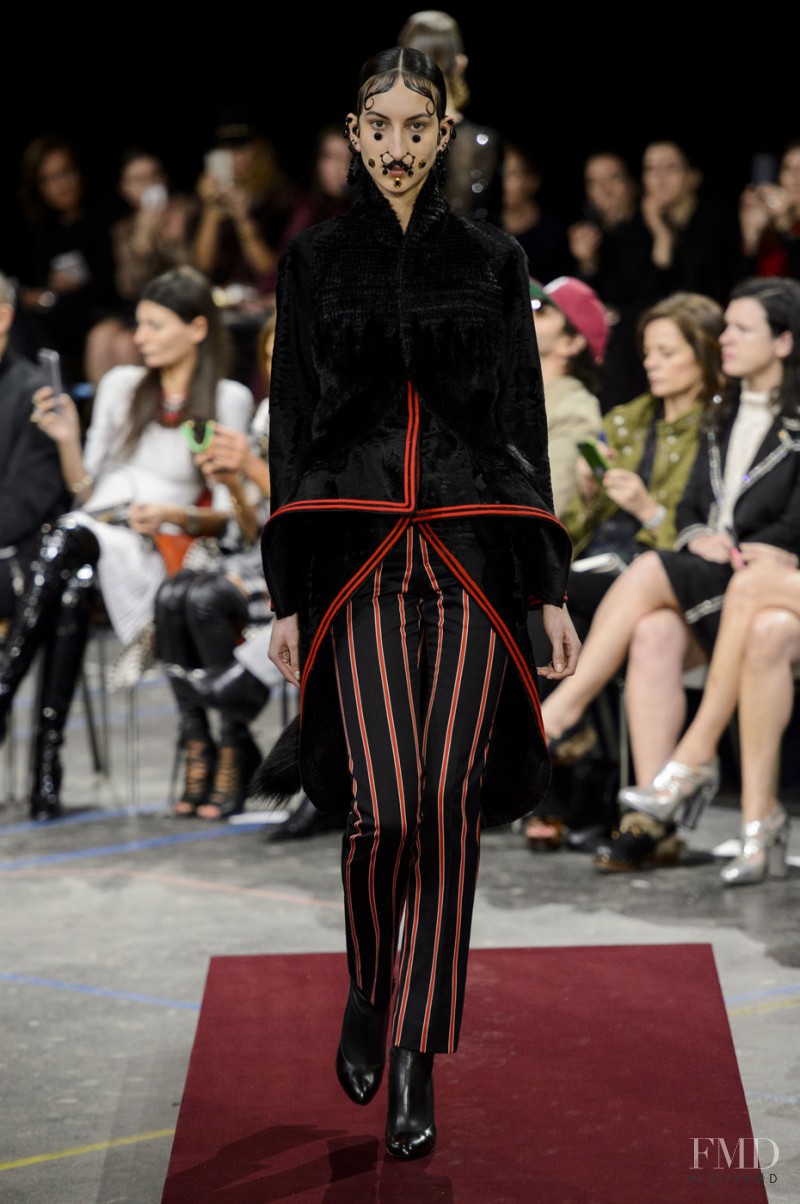 Renata Scheffer featured in  the Givenchy fashion show for Autumn/Winter 2015