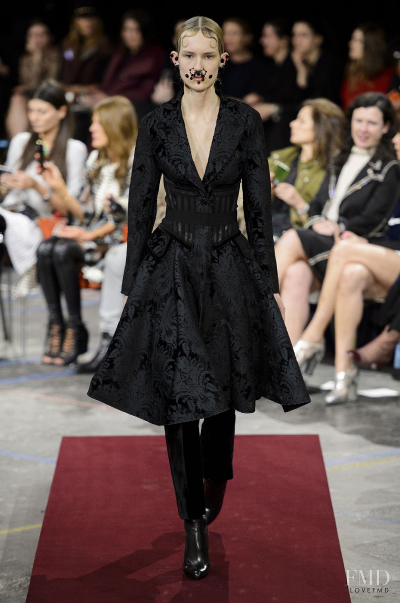 Harleth Kuusik featured in  the Givenchy fashion show for Autumn/Winter 2015