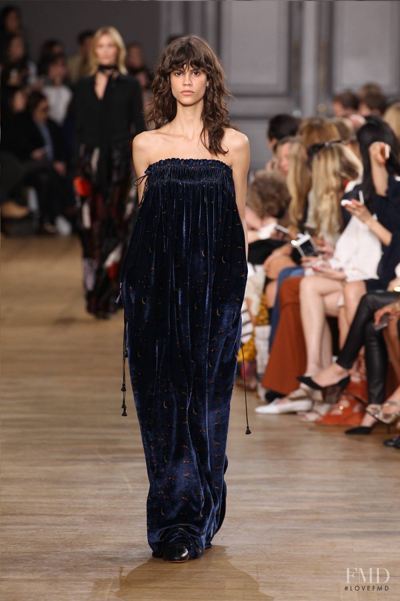 Antonina Petkovic featured in  the Chloe fashion show for Autumn/Winter 2015