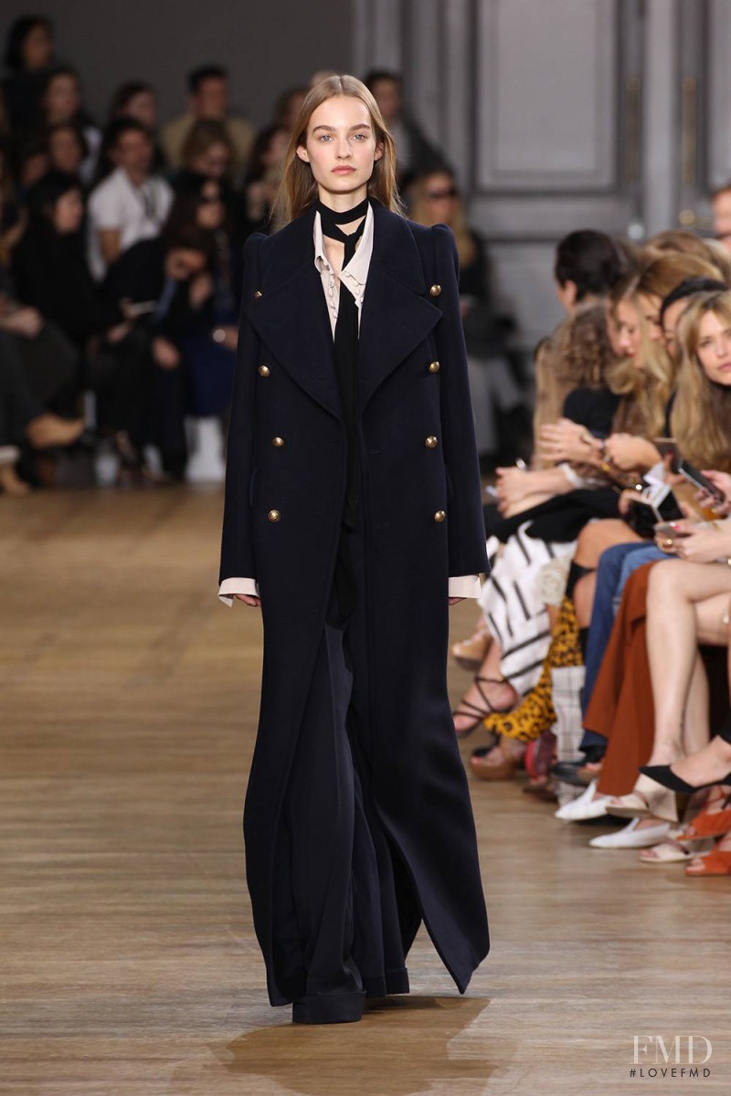 Maartje Verhoef featured in  the Chloe fashion show for Autumn/Winter 2015