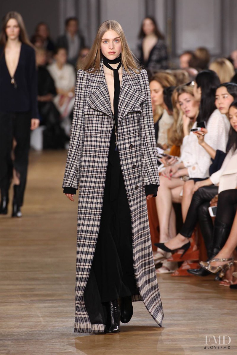 Hedvig Palm featured in  the Chloe fashion show for Autumn/Winter 2015