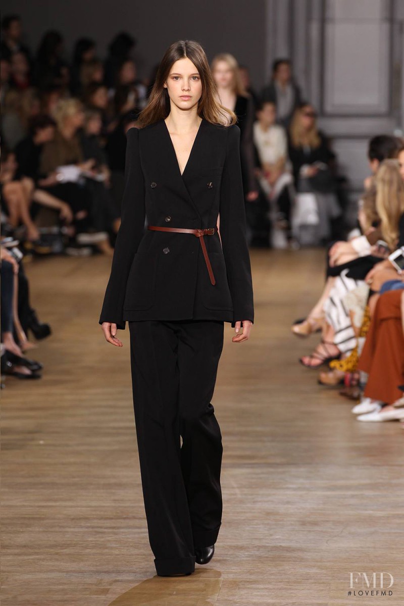Heloise Giraud featured in  the Chloe fashion show for Autumn/Winter 2015
