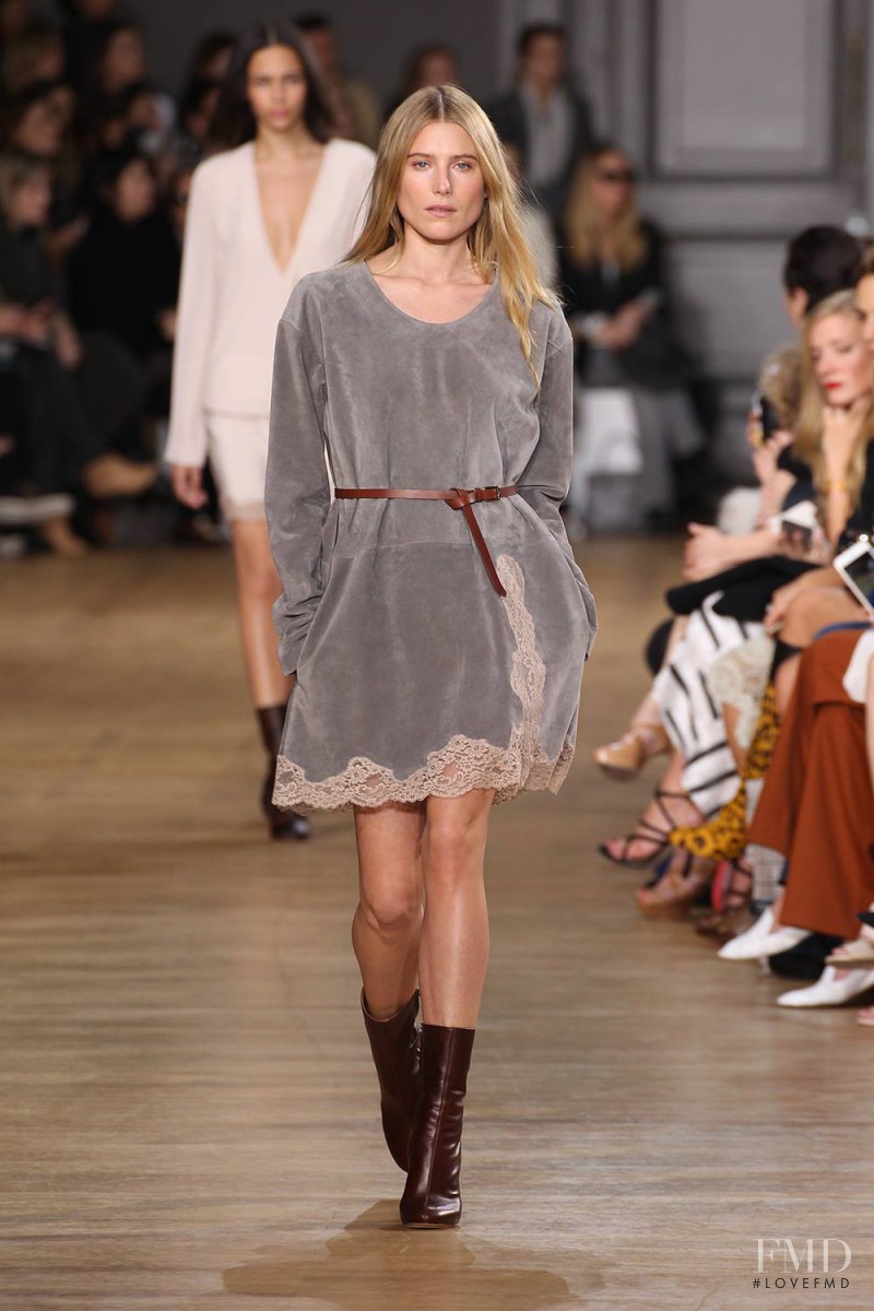 Dree Hemingway featured in  the Chloe fashion show for Autumn/Winter 2015