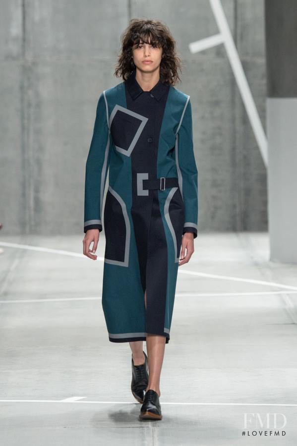 Mica Arganaraz featured in  the Lacoste fashion show for Autumn/Winter 2015