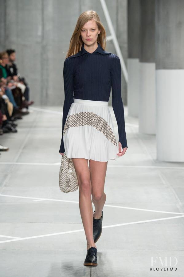 Lexi Boling featured in  the Lacoste fashion show for Autumn/Winter 2015