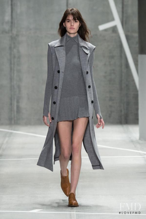Vanessa Moody featured in  the Lacoste fashion show for Autumn/Winter 2015