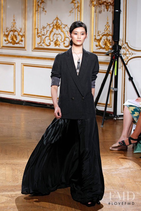 Ming Xi featured in  the Maiyet fashion show for Spring/Summer 2012