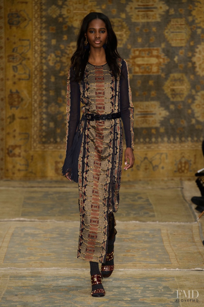 Tami Williams featured in  the Tory Burch fashion show for Autumn/Winter 2015