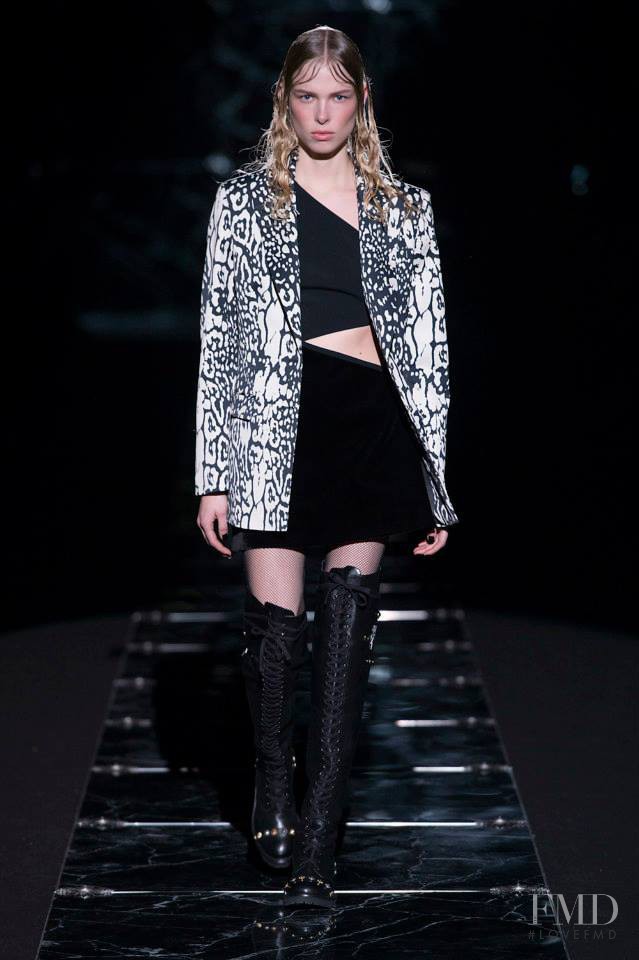 Lina Berg featured in  the Fausto Puglisi fashion show for Autumn/Winter 2015