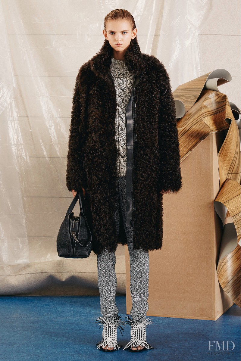 Molly Bair featured in  the Proenza Schouler fashion show for Pre-Fall 2015